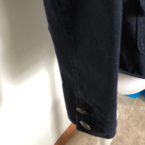 Liz Claiborne — First Issue dark blue Jean jacket dark blue size L - Picture 6 of 8